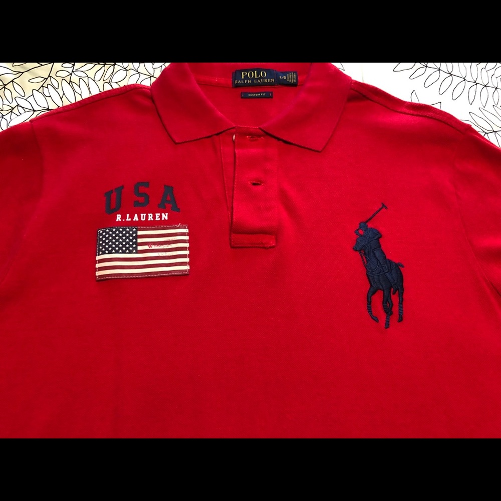 Red Polo by Ralph Lauren short sleeve shirt